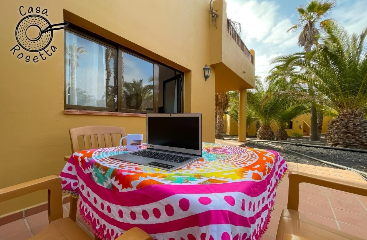 Family Casa Rosetta 4 Persons - Wifi And Pool Service Corralejo Exteriör bild